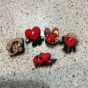 Bad bunny shoe charms